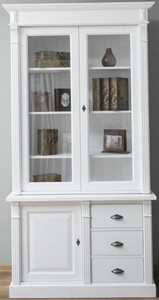 Casa Padrino Landhausstil Massivholz Schrank Mit 3 Turen Und 3 Schubladen Weiss 120 X 51 X H 228 Cm Wohnzimmerschrank Landhausstil Mobel Schranke Landhausstil Schranke