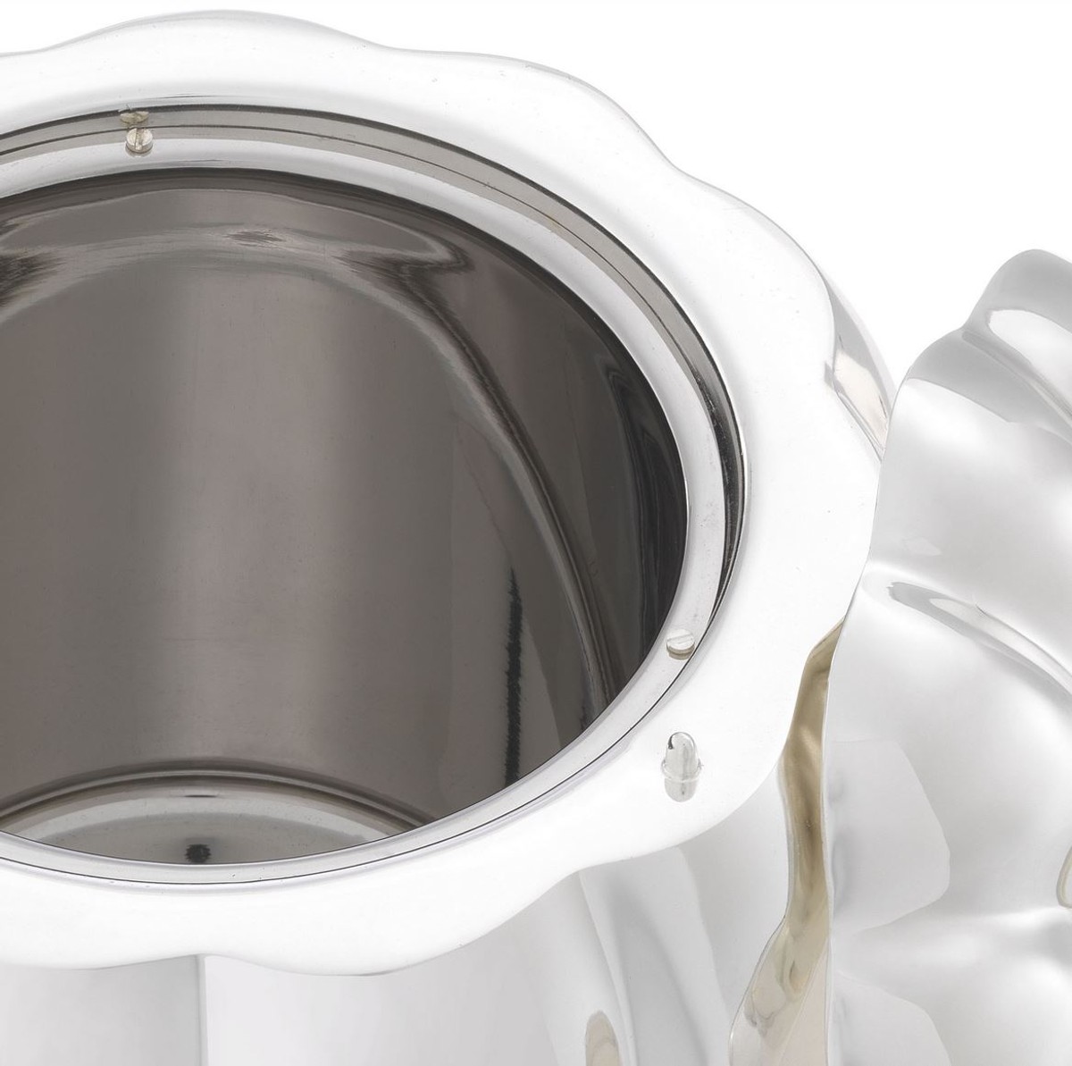 Casa Padrino Luxus Aufbewahrungsbox Kürbis Silber