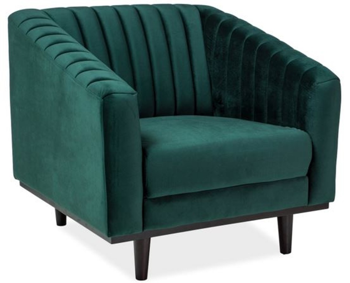 Casa Padrino luxury velvet armchair 83 x 85 x H. 78 cm - Different Colors - Living Room Armchair - Living Room Furniture