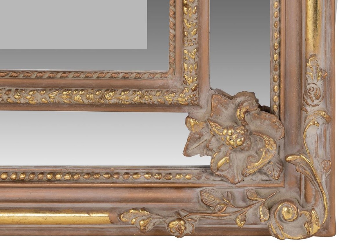 Casa Padrino specchio da terra barocco marrone / oro - Specchio