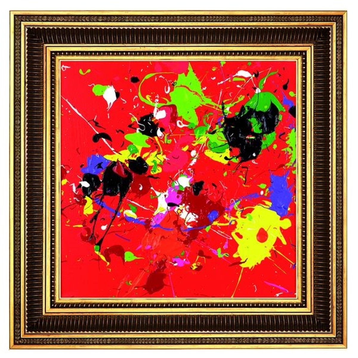 Harald Glööckler Original Gemälde Painted 40 x 40 cm | Pompöös by Casa