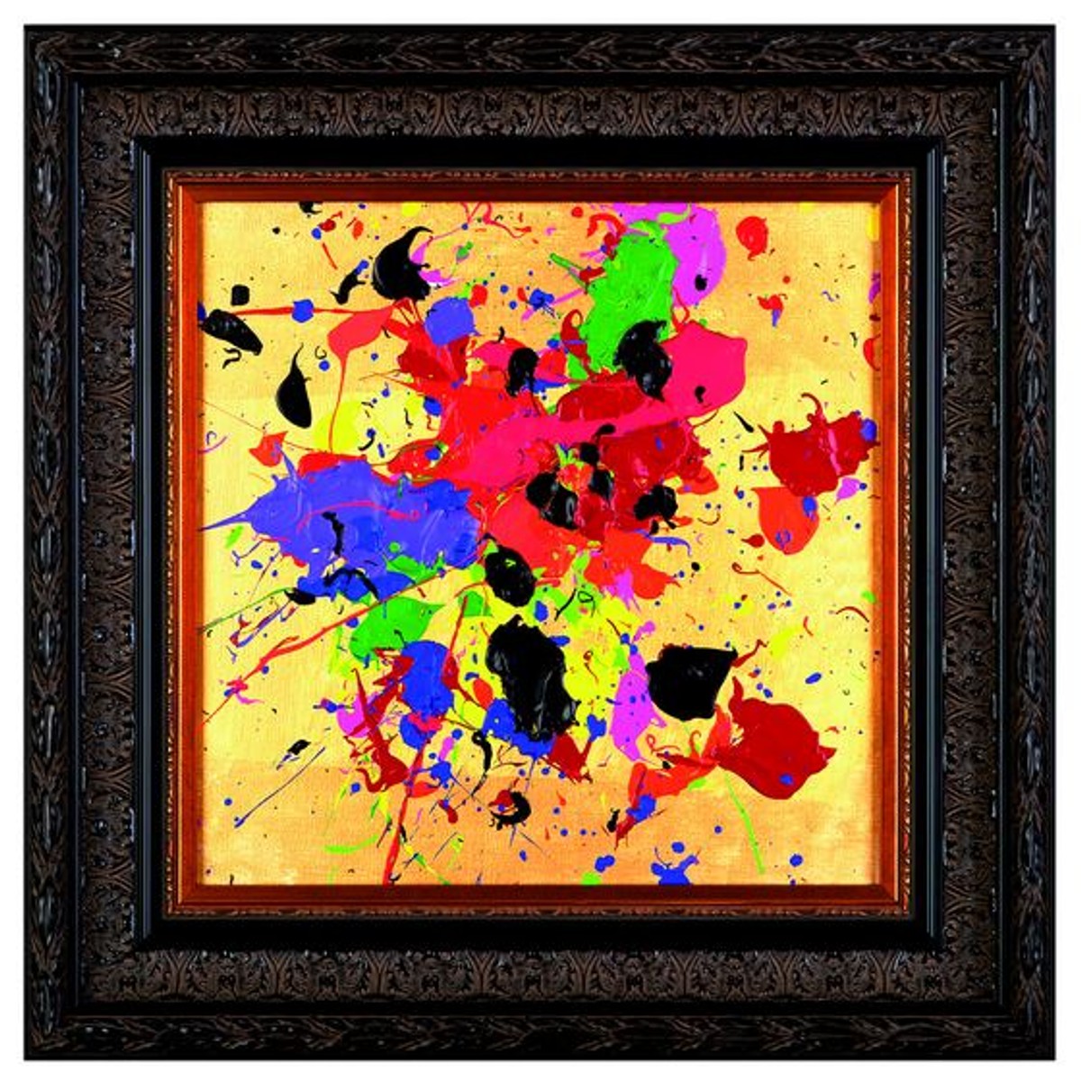 Harald Glööckler Original Gemälde Viola 40 x 40 cm | Pompöös by Casa