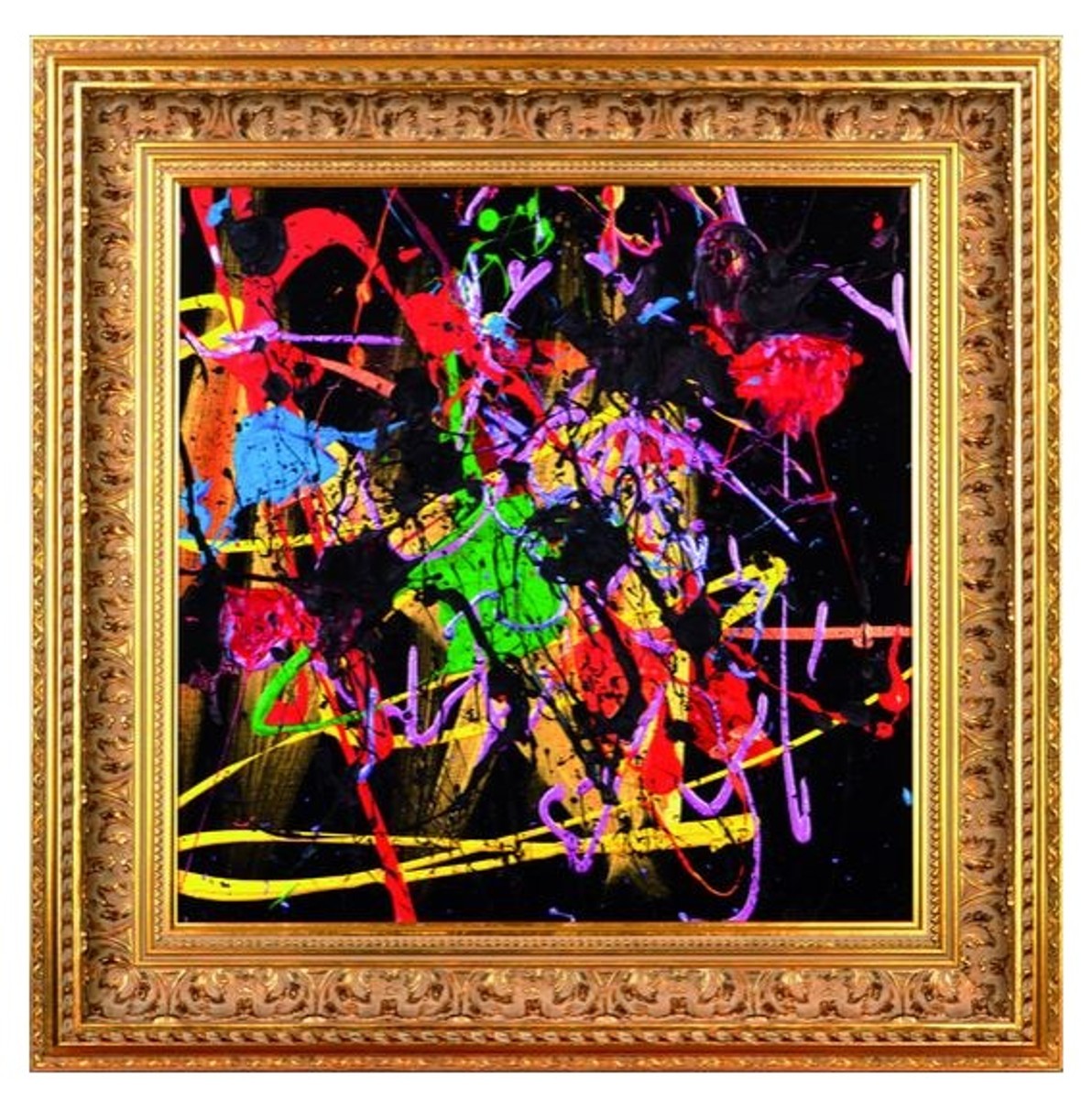 Harald Glööckler Original Gemälde New Year´s Eve 40 x 40 cm | Pompöös