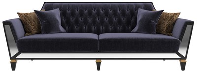 Casa Padrino Luxus Barock Wohnzimmer Sofa Lila Schwarz Gold 260 X 95 X H 93 Cm Prunkvolle Wohnzimmer Mobel Im Barockstil Sofas Barock Sofas Luxus Barock Sofas