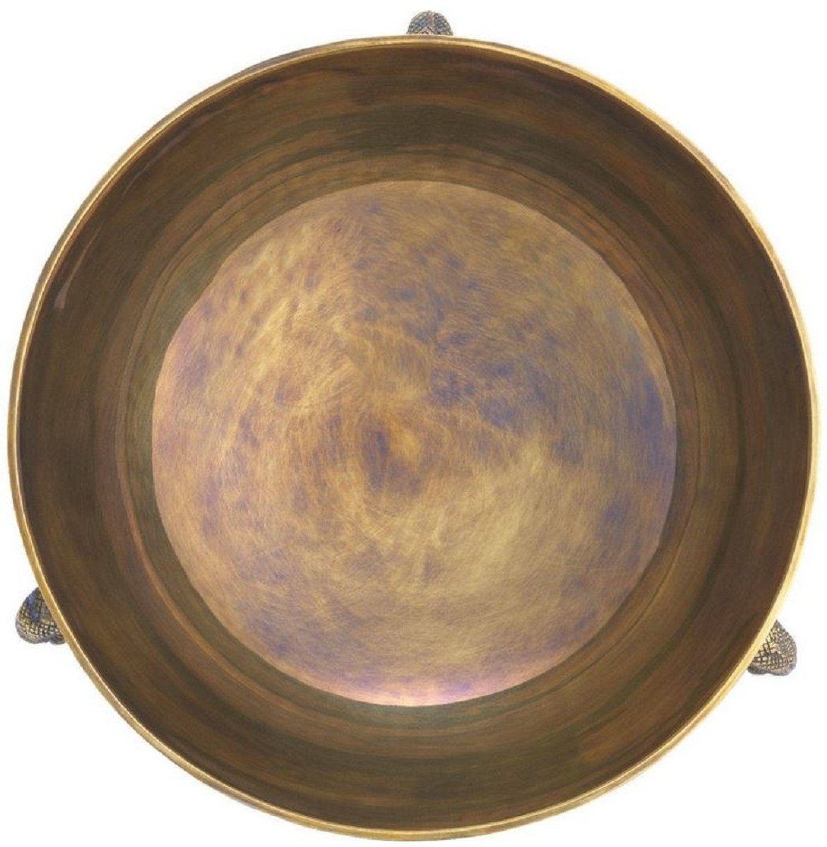 Luxus Designer Edelstahl Schale Obstschale Schüssel Vintage Messing Luxury Designer Stainless Steel Bowl Fruit Bowl Vintage Brass