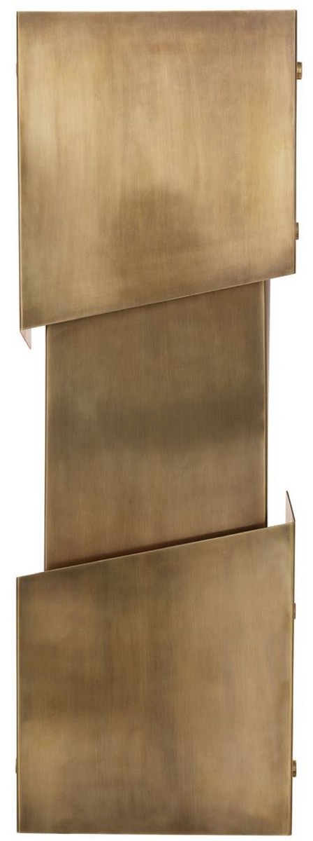 Casa Padrino applique murale design vintage laiton 23 x 12 x H. 64,5 cm - Applique murale moderne - Qualité de Luxe