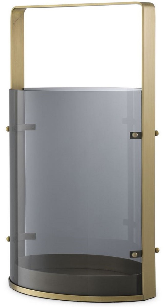 Luxus Designer Gastronomie Kerzenleuchter Antik Messing Luxury Designer Gastronomy Candle Holder Antique Brass