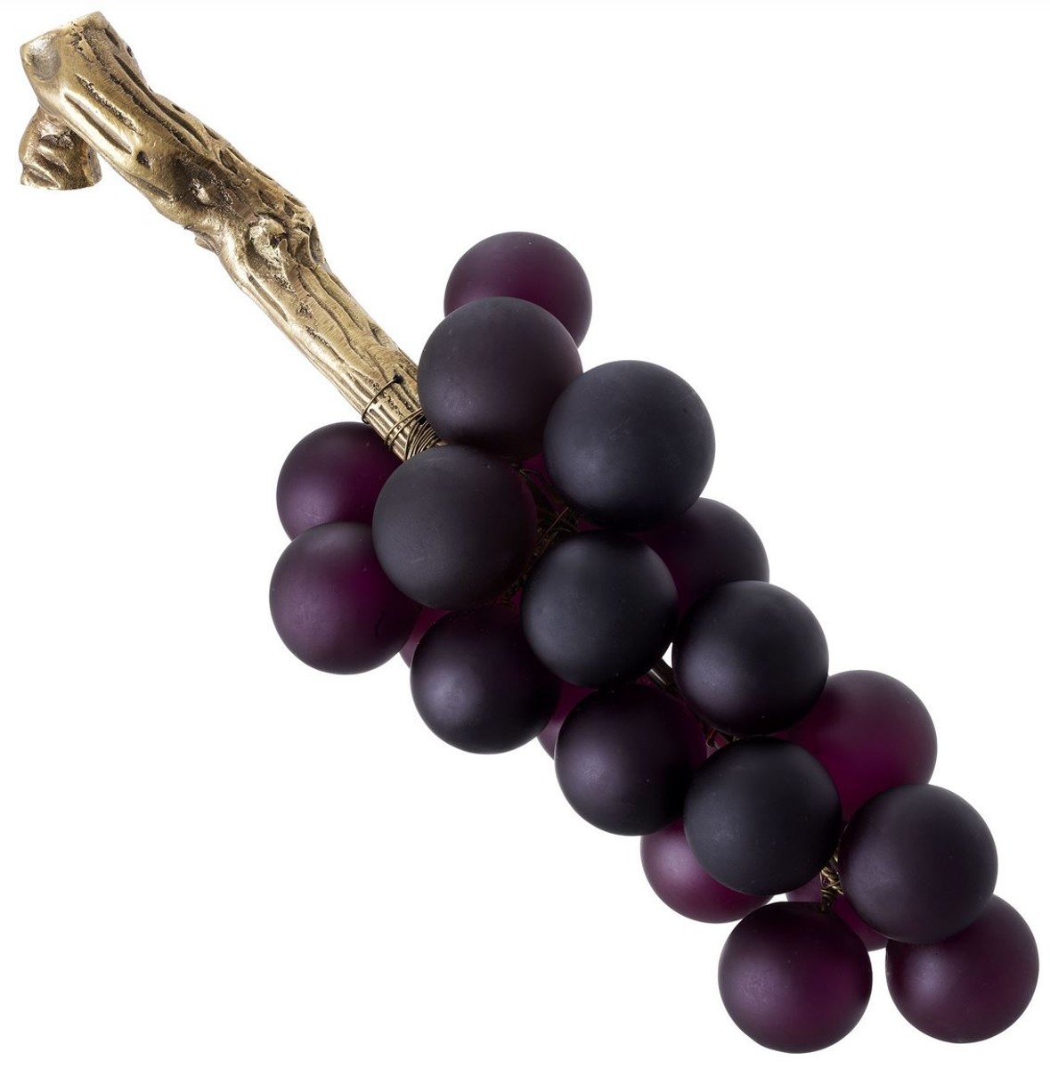 Luxus Wohnzimmer Büro Schreibtisch Glas Deko Objekt Weintrauben Luxury Living Room Office Desk Glass Decoration Object Grapes 