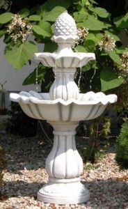 Casa Padrino fontaine Art Nouveau femme avec bol beige Ø 155 x H. 190 cm -  Magnifique Fontaine de Jardin - Fontaine de Jardin - Accessoires de  Décoration de Jardin Baroque & Art Nouveau