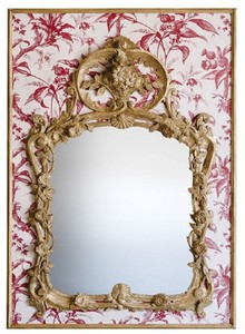 Casa Padrino Specchio Barocco Nero / Oro 104,5 x H. 128 cm - Magnifico  Specchio a Muro Fatto a Mano con Cornice Decorativa e Splendide Decorazioni