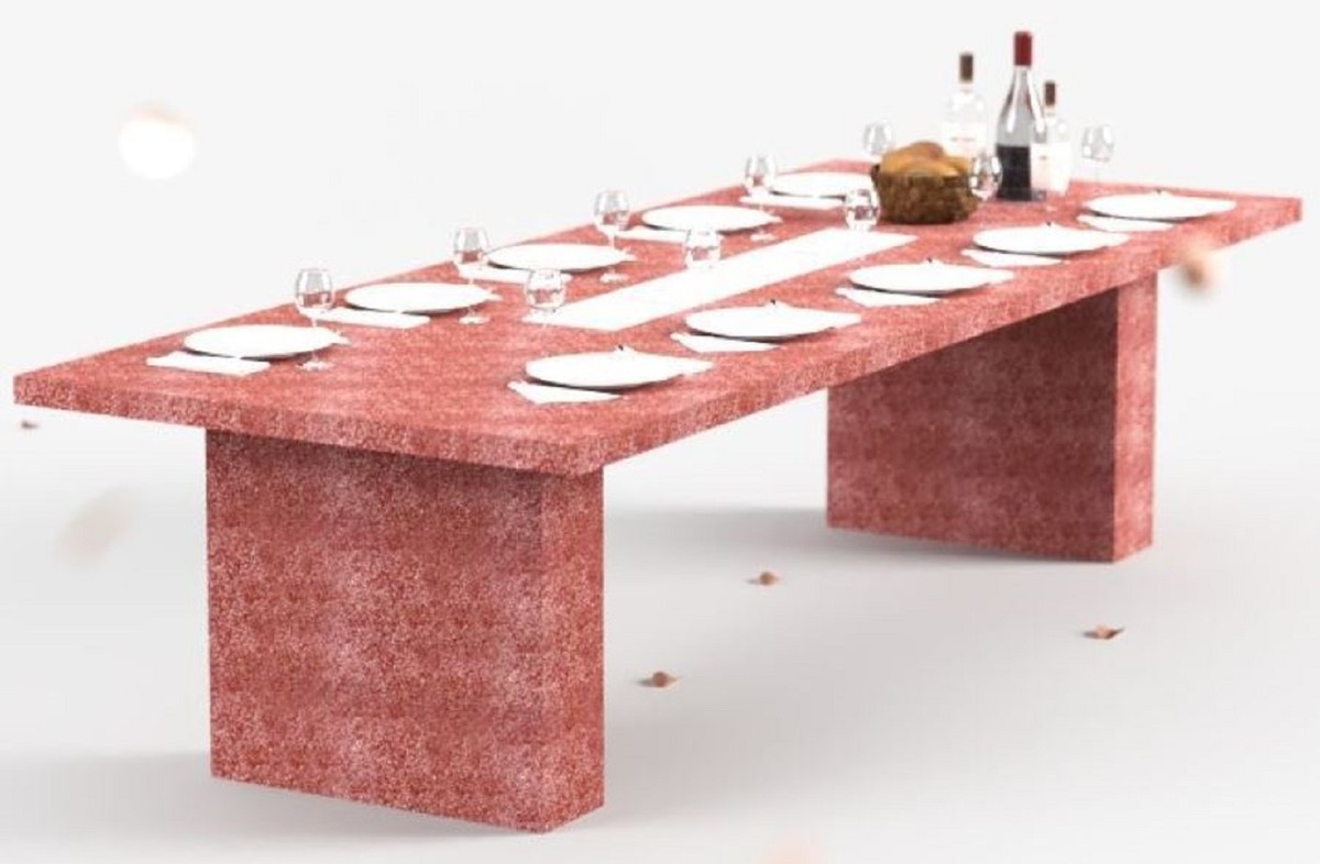 Casa Padrino luxury dining table with bioethanol fireplace 300 x 115 x H. 75 cm - Different Colors - Dining room table - Garden table - Dining room furniture - Garden furniture - Luxury furniture