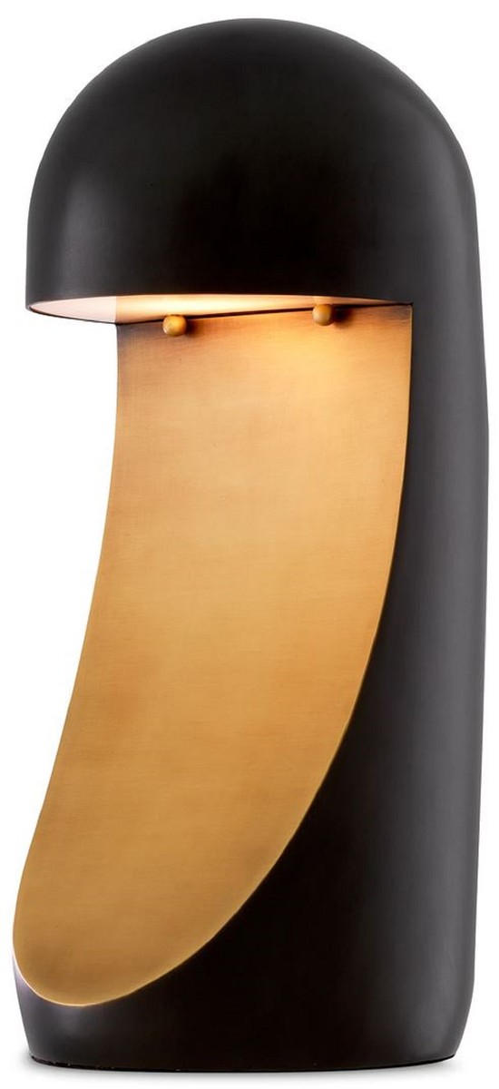 Casa Padrino lámpara de mesa de diseño de lujo bronce / latón antiguo 15 x  20 x
