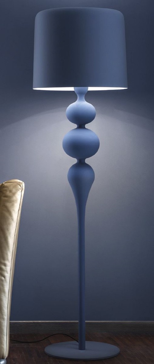 Casa Padrino lampada da terra Art Deco di lusso blu Ø 50 x A. 180 cm 