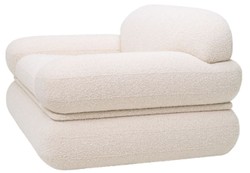 Sillón de salón de lujo crema