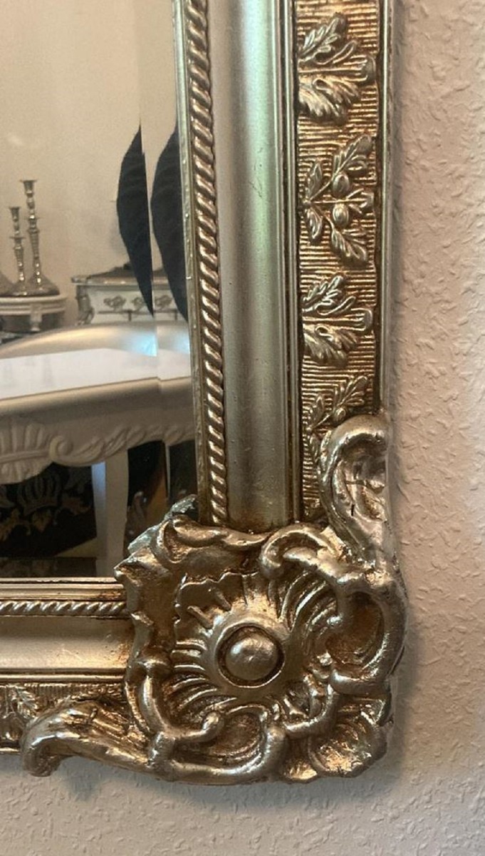Casa Padrino specchio barocco oro / vetro a specchio antico - Specchio da  parete rettangolare decorazioni eleganti - Specchio barocco da guardaroba -  Specchio da parete barocco - Mobili barocchi