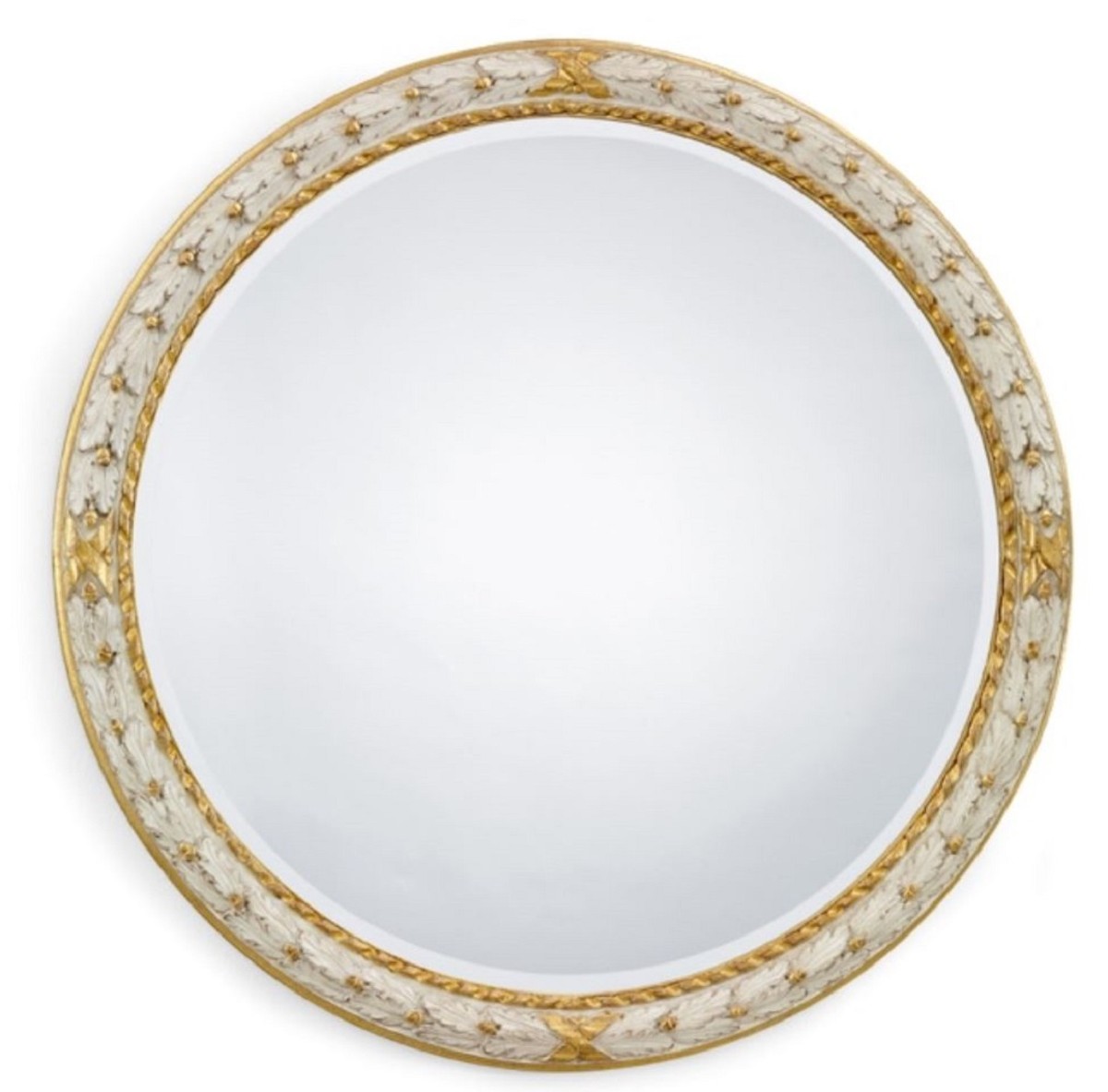 Espejo ovalado barroco en color dorado - Muebles de estilo barroco
