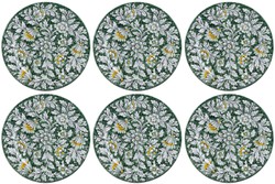 Piatti con farfalle verdi di Este Ceramiche, set di 6 in vendita su Pamono