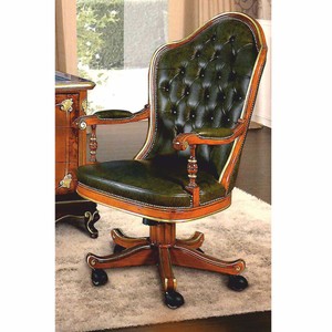 Luxury Chesterfield Office Chairs, President, Director Swivel Desk