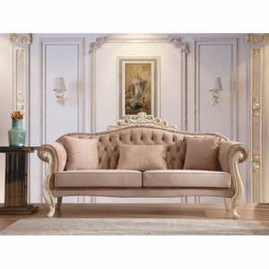Casa Padrino ラグジュアリー　バロックレザー　バススツール　ブラウン Casa-Padrino-Luxus-Barock-Sofa