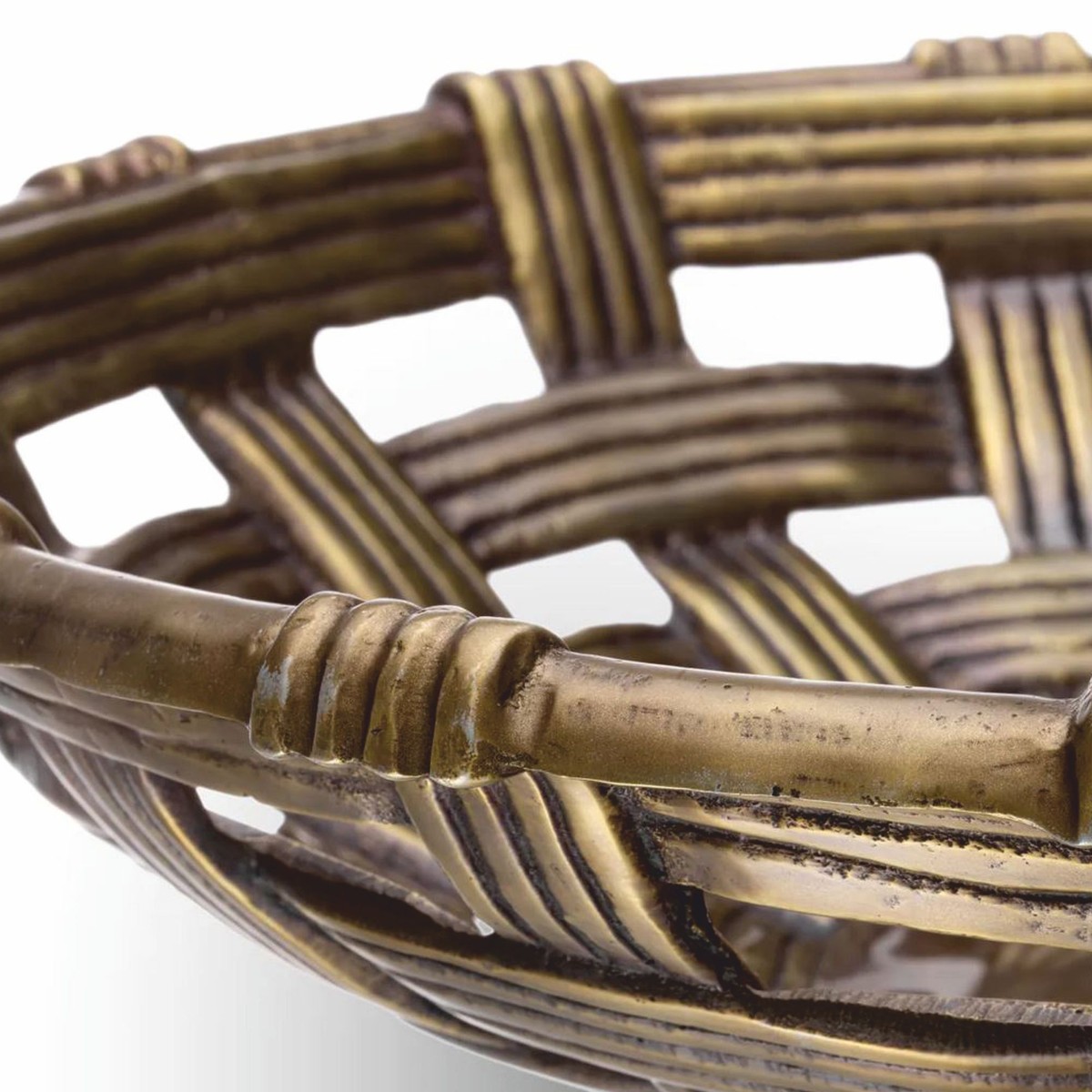 Runde Luxus Deko Aluminium Schale Obstschale Vintage Messing