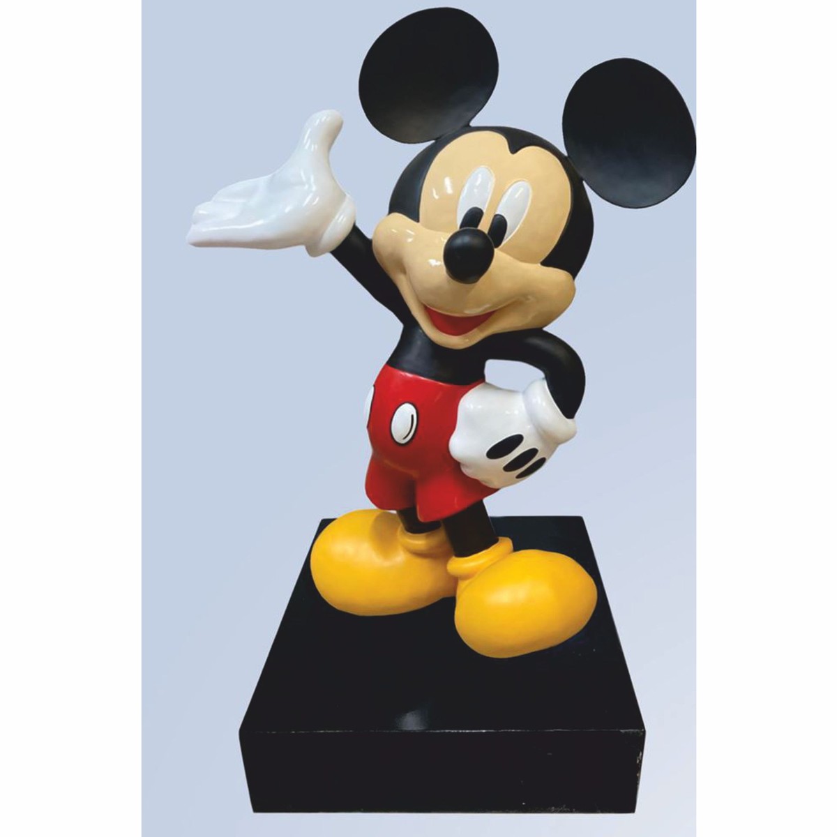 Casa Padrino Figura Decorativa Colorido / Negro Al. 68 cm - Escultura Decorativa de Dibujos Animados Casa Padrino Figura Decorativa Colorido / Negro Al. 68 cm - Escultura Decorativa de Dibujos Animados