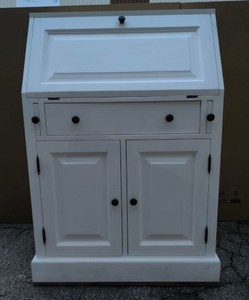 Casa Padrino Landhausstil Sekretär Kommode Weiß H. 110 cm - Landhausstil Möbel