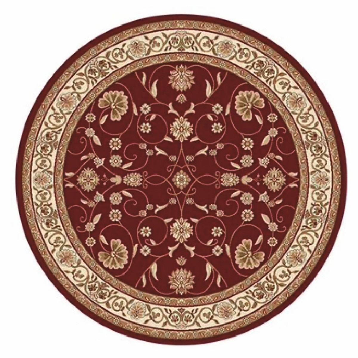 Casa Padrino Alfombra de Salón Barroco de Lujo Rojo Burdeos / Crema / Marrón - Varios Tamaños Casa Padrino Alfombra de Salón Barroco de Lujo Rojo Burdeos / Crema / Marrón - Varios Tamaños