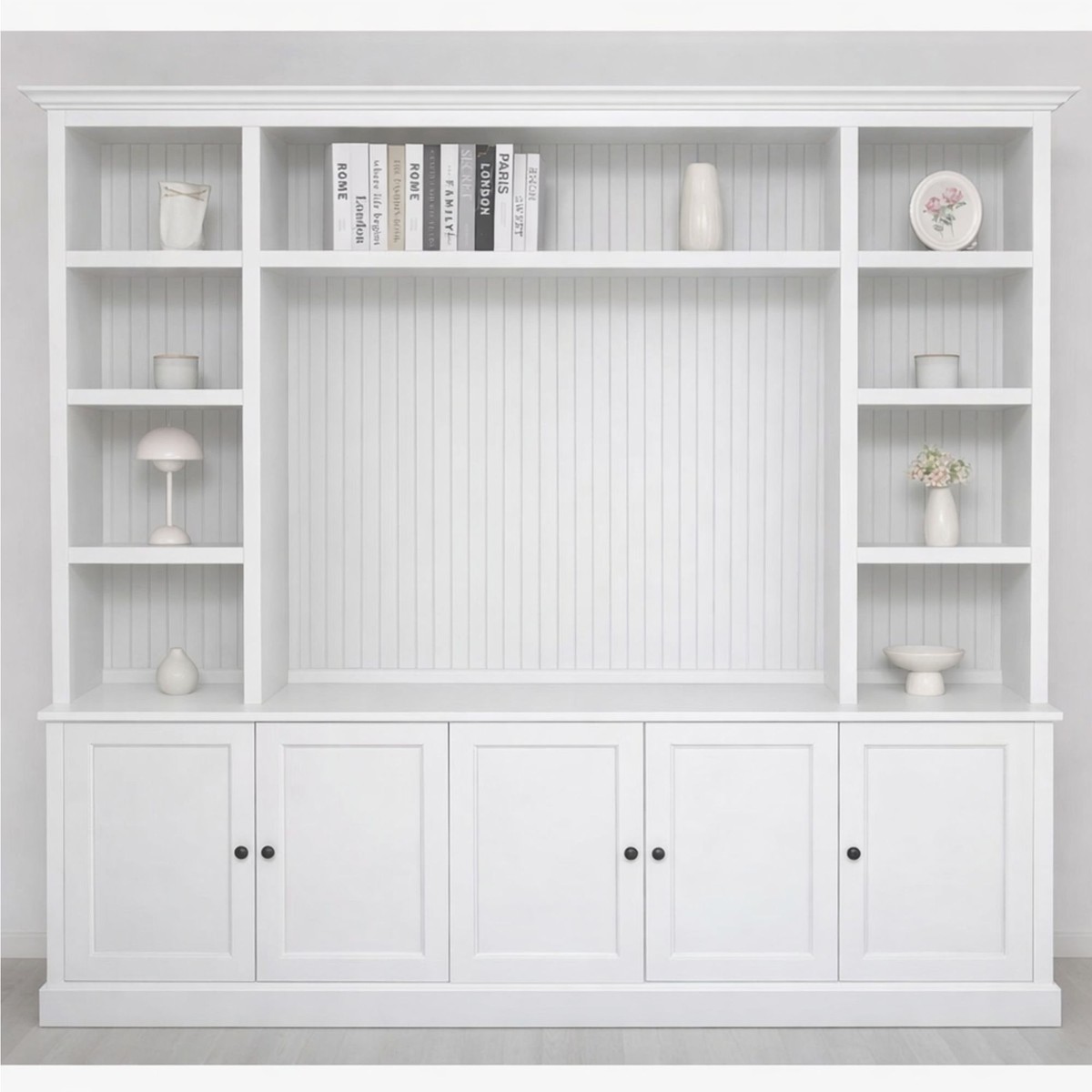 Landhausstil Massivholz Schrank Bücherschrank Regalschrank Weiß Landhausstil Massivholz Schrank Bücherschrank Regalschrank Weiß