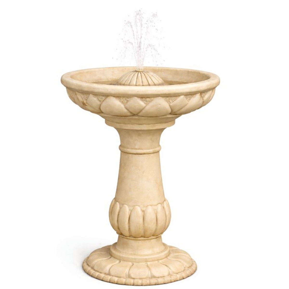 Casa Padrino Art Nouveau Fountain Beige H. 74 cm - Garden Decor Accessories