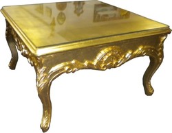 4250427832722 - Barock Beistelltisch Gold - Couch Tisch - Wohnzimmer Tisch - Couchtisch