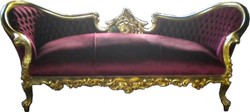 4252006233074 - Barock Lounge Sofa Vampire Bordeaux Gold 4252006233074 - Barock Lounge Sofa Vampire Bordeaux Gold