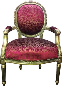 4250427847535 - Salon Stuhl Violett Muster   Gold Mod2