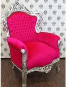 4250427845777 - Barock Sessel King Pink Silber