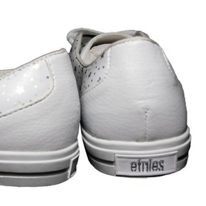 Etnies Skateboard Shoes Plimsy White/Silver
