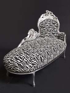 4250427835112 - Barock Chaiselongue King Zebra Silber