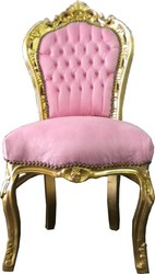 4250427864075 - Barock Esszimmer Stuhl Rosa   Gold