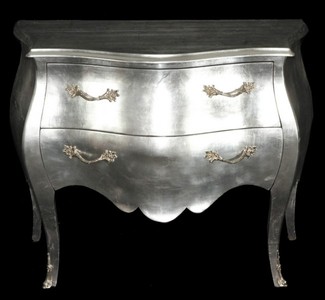 Baroque Silver Chest 100cm Commodes Baroque Commodes