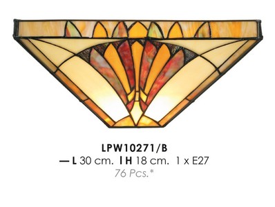 4250427870014 - Tiffany Wandleuchte Ã 30 x H 18 cm - Luxus Wohnzimmer Wandlampe