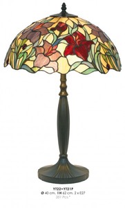 4250427870090 - Tiffany Hockerleuchte Ã 40 x H 62 cm - Tiffany Tischleuchte