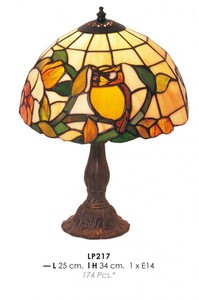 4250427870823 - Tiffany Tischleuchte Ø 25 x H 34 cm - Tiffany Hockerleuchte 4250427870823 - Tiffany Tischleuchte Ø 25 x H 34 cm - Tiffany Hockerleuchte