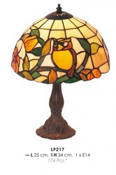 4250427870823 - Tiffany Tischleuchte Ø 25 x H 34 cm - Tiffany Hockerleuchte 4250427870823 - Tiffany Tischleuchte Ø 25 x H 34 cm - Tiffany Hockerleuchte