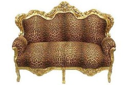 4250427871189 - Barock Sofa Garnitur Master Leopard   Gold - Barock MÃ¶bel