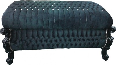 4250427871448 - Barock Sitzbank (Truhe) Schwarz Schwarz mit Bling Bling Steinen 4250427871448 - Barock Sitzbank (Truhe) Schwarz Schwarz mit Bling Bling Steinen