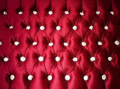 Casa Padrino Baroque bench (chest) Bordeaux / Gold Bling Bling Stones – Bild 5