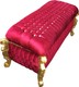 Casa Padrino Baroque bench (chest) Bordeaux / Gold Bling Bling Stones – Bild 2
