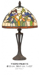 4250427872995 - Tiffany Tischleuchte Durchmesser 25cm HÃ¶he 41cm Y10392 + PBLM11S Leuchte Lampe