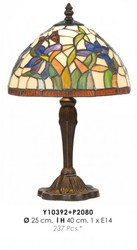 4250427873008 - Tiffany Tischleuchte Ã 25 x H 40 cm - Handgefertigte Tiffany Hockerleuchte
