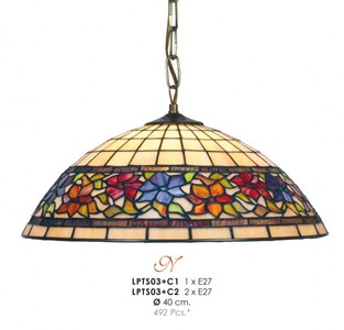 4250427873220 - Tiffany Pendelleuchte à 40 cm - Tiffany Hängeleuchte - Tiffany Leuchten 4250427873220 - Tiffany Pendelleuchte à 40 cm - Tiffany Hängeleuchte - Tiffany Leuchten