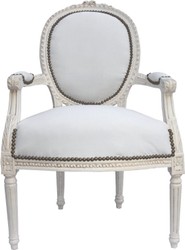 4252006227479 - Barock Salon Stuhl Creme   Creme Mod2