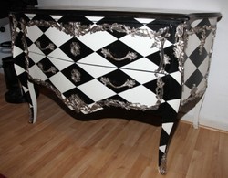 4250828308581 - Barock Kommode Karo Design - Handgefertigte Barock MÃ¶bel